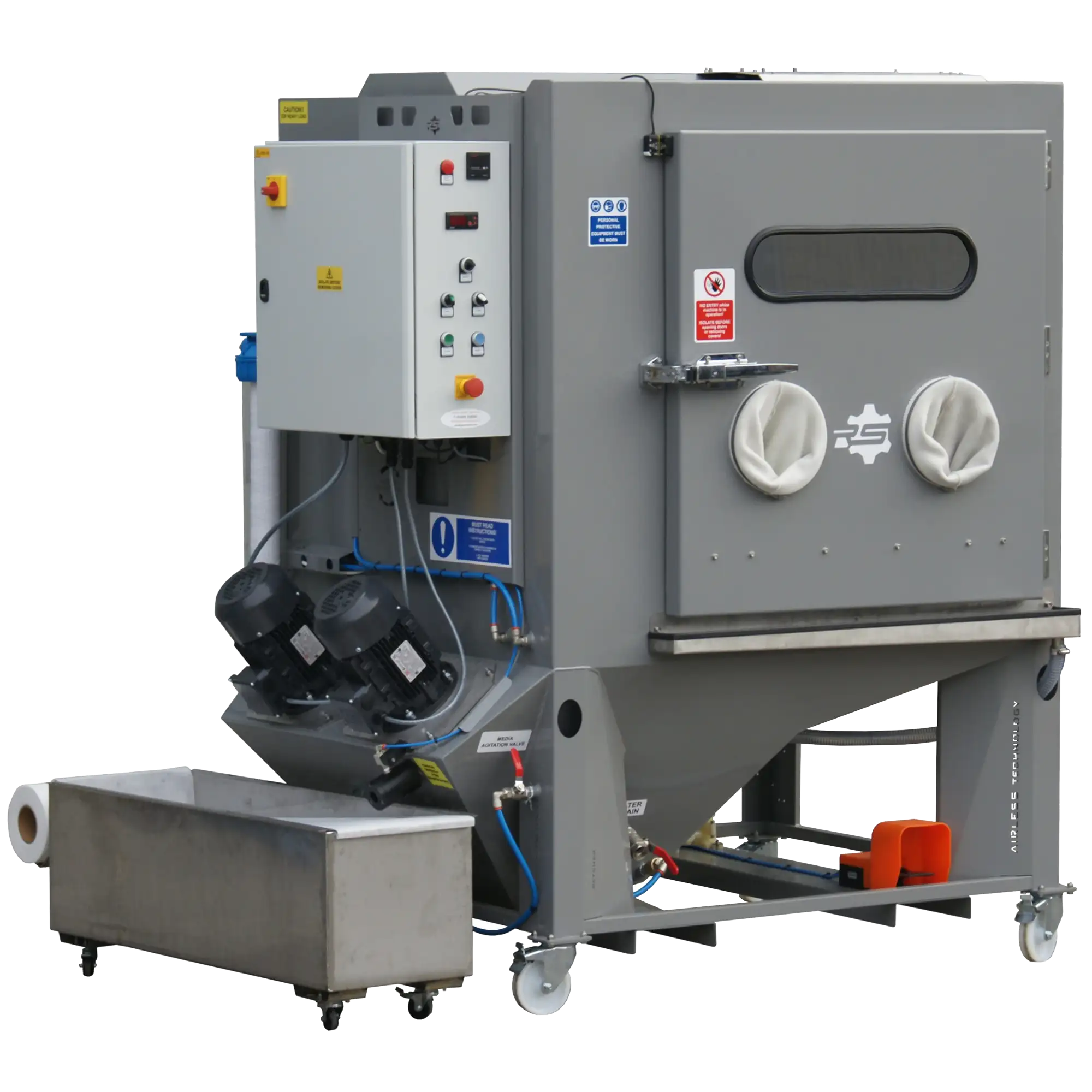 RSPro-Wetcher-Automatik-Nassstrahlkabine-SeiteLi